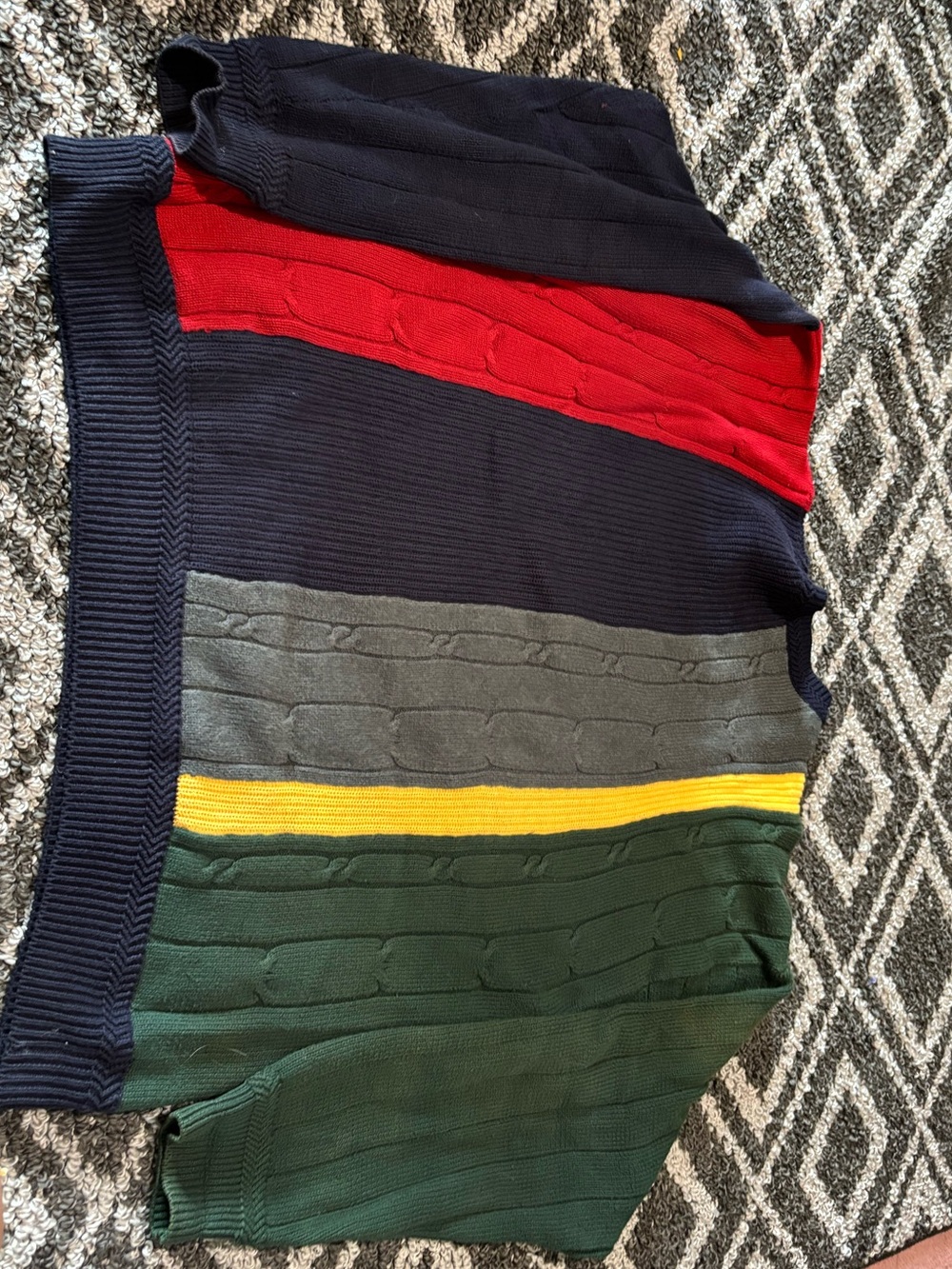 Rare color block Nautica sweater vintage